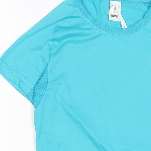 T-shirt donna Decathlon blu attiva, taglia 8 - Foto 6 di 12