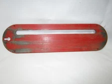 Vintage Sears Craftsman 113. table saw steel insert, 14" x 3 3/4"