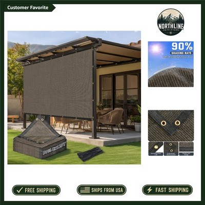 Durable 8x12FT High-Density Sun Shade Cloth - Perfect for Gardens & Balconies
