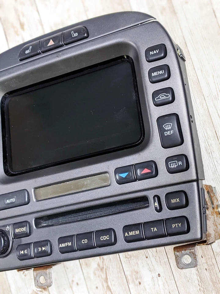 ✅ JAGUAR S-TYPE Radio AM-FM CD Navigation Navi Unit Info Display OEM 2003 - 2008 - Image 3 of 4