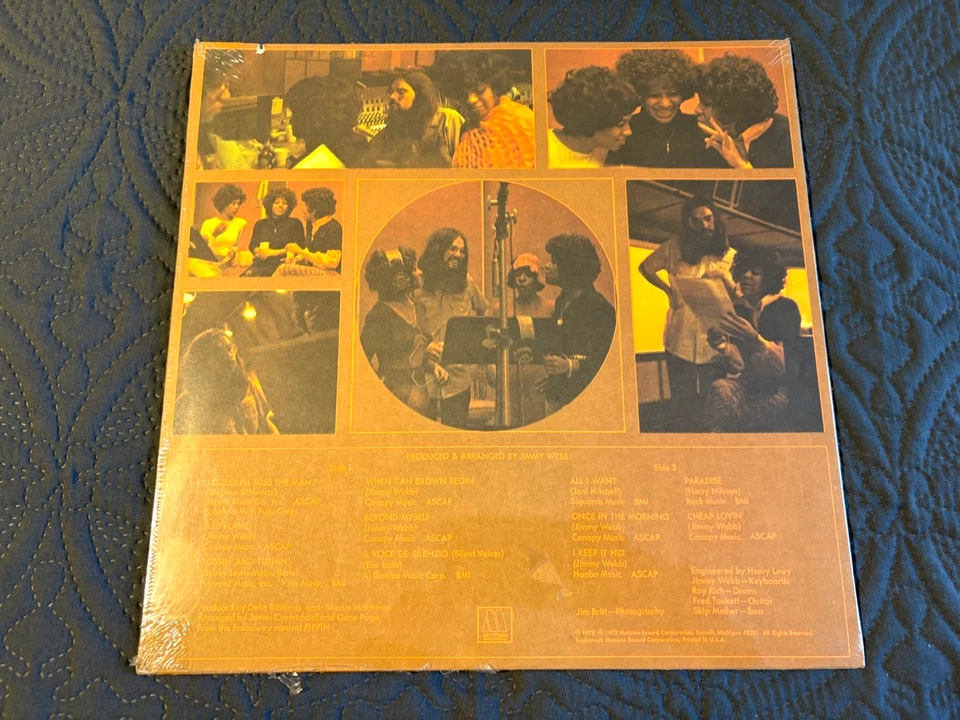 THE  SUPREMES   SEALED "NEVER PLAYED" VINTAGE VINYL RECORD ALBUM - Image 2 of 4