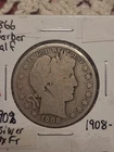 1908 s barber half dollar