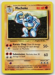 Machoke 34/102 Base Set