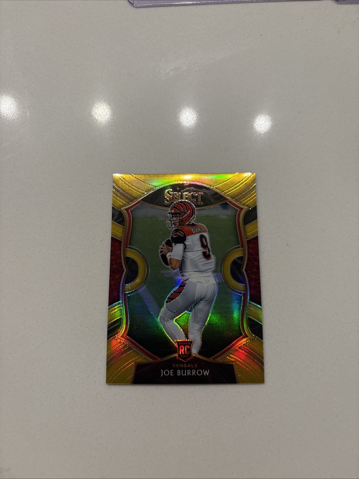 2020 Panini Select - Concourse Joe Burrow #46 Gold Prizm /10 (RC)