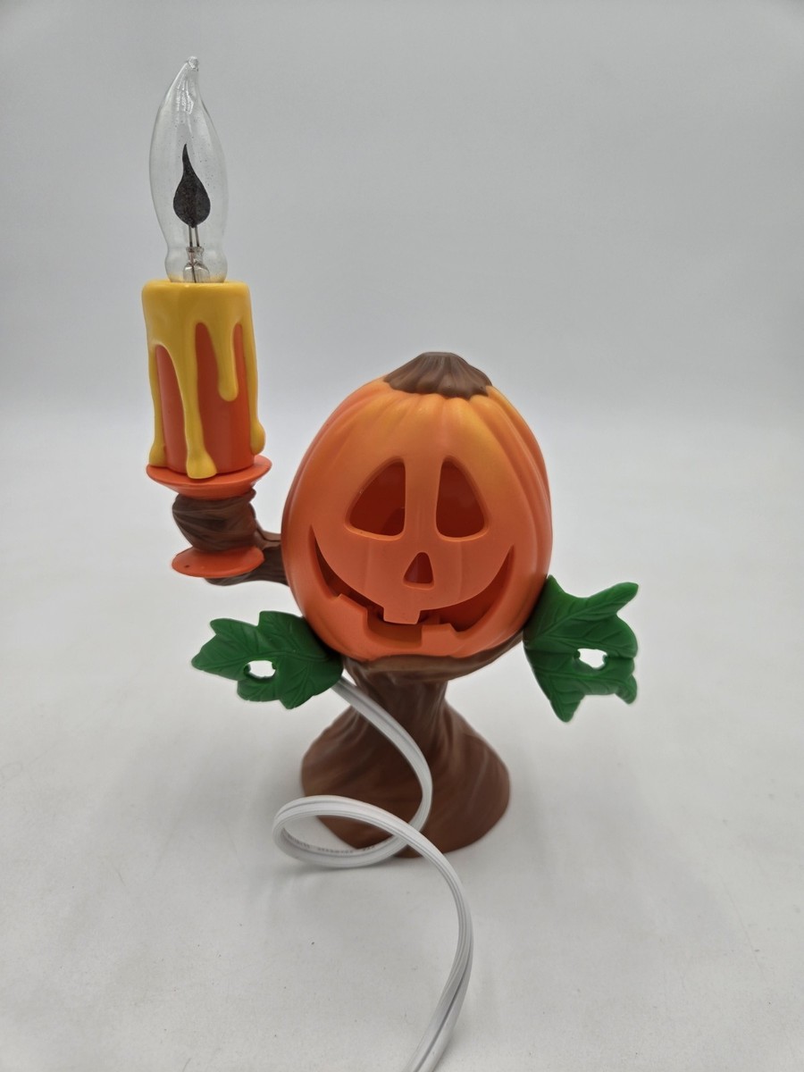 1996 Trendmasters Pumpkin Jack O Lantern Light Candelabra Light 8 1996 Trendmasters Pumpkin Jack O Lantern Light Candelabra Light 8