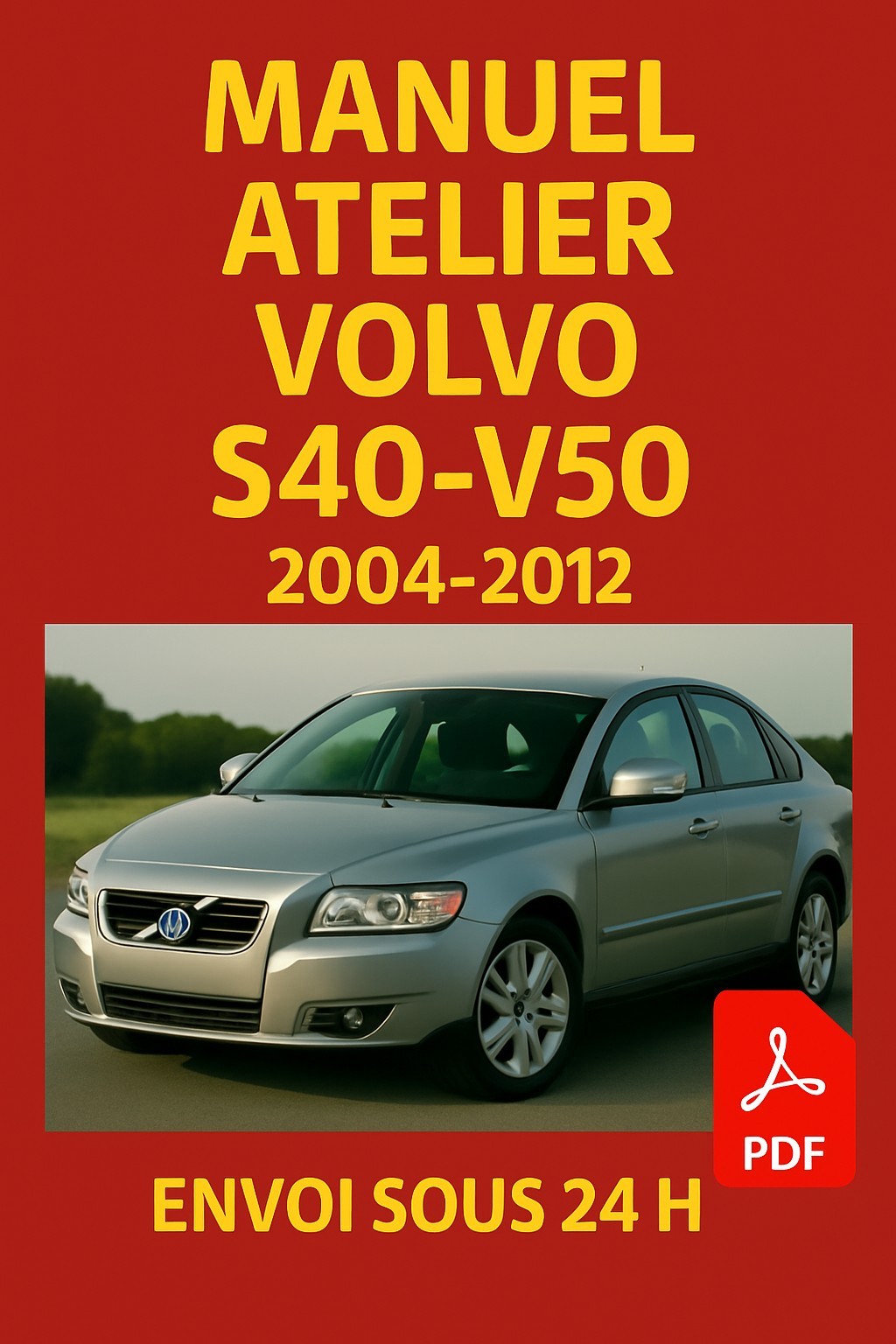 Revue technique officielle Volvo S40-V50 2004-2012 recueil d'atelier PDF