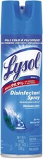 Lysol Disinfectant Spray For Disinfecting and Deodorizing Spring Waterfall 19 oz