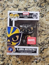 Funko Pop! Marvel Lucha Libre El Animal Indestructible Gray (Wolverine Luchador)
