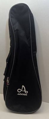 AODSK Ukulele Gig Bag Case Soft Carry Bag Soprano Concert Black