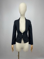 Ted Baker London Black Fitted Blazer Jacket Size 1 UK 8 US 4 Single Button