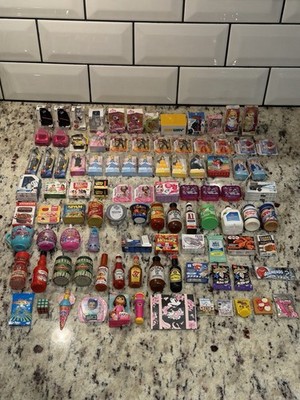 Mini Brands Zuru Huge Lot Of 90+ Pcs Mixed Toys Accessories Foods and more