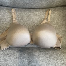 Lane Bryant Cacique Tan Bra 44C Backsmoother Lightly Lined Full Coverage Wired