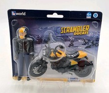 Bruder Bworld Scrambler Ducati Yellow with Dr...