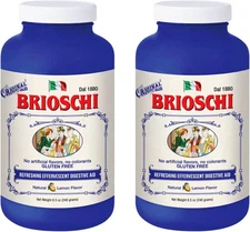 Brioschi Italian Lemon Flavored Effervescent Heartburn, Upset Stomach, Acid Indi