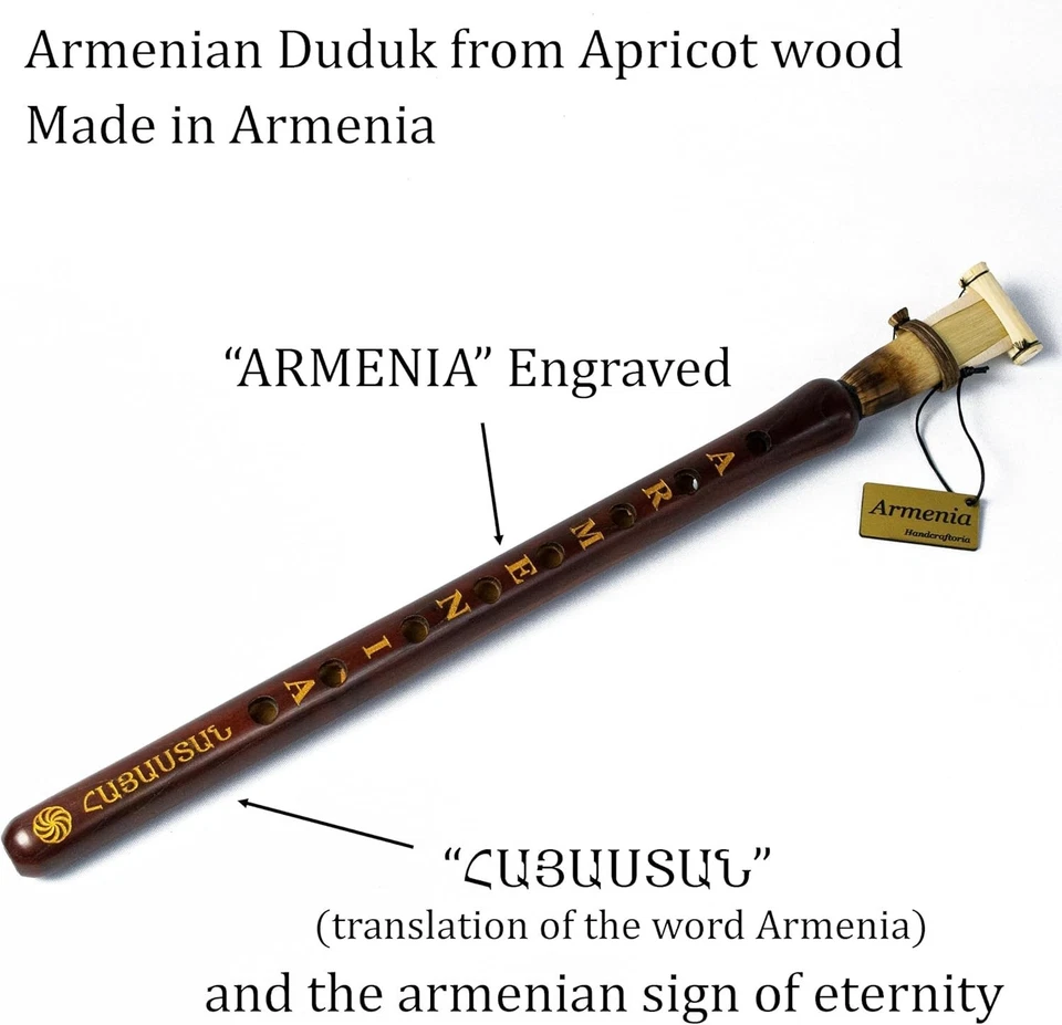 Instrumento Duduk armenio de alta calidad en madera de albaricoque Foto 4 de 4