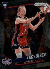 2025 Panini WNBA Prizm #104 Lucy Olsen RC Mystics