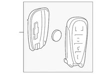 Genuine GM Remote Control Door Lock and Theft Deterrent Transmitter 13529660