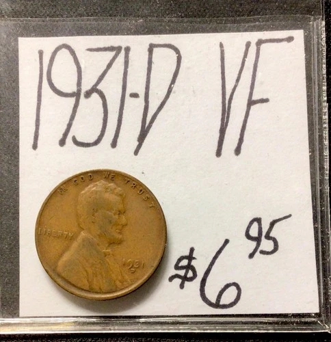 1931 D Lincoln Wheat Cent VF! ENN Coins