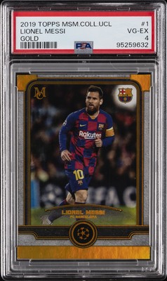 2019 MUSEUM COLLECTION CHAMPIONS LEAGUE GOLD #1 LIONEL MESSI 5/50