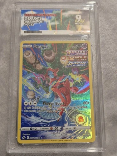 Deoxys GG12/GG70 Ultra Rare Holo Card Crown Zenith Ace 9 Mint