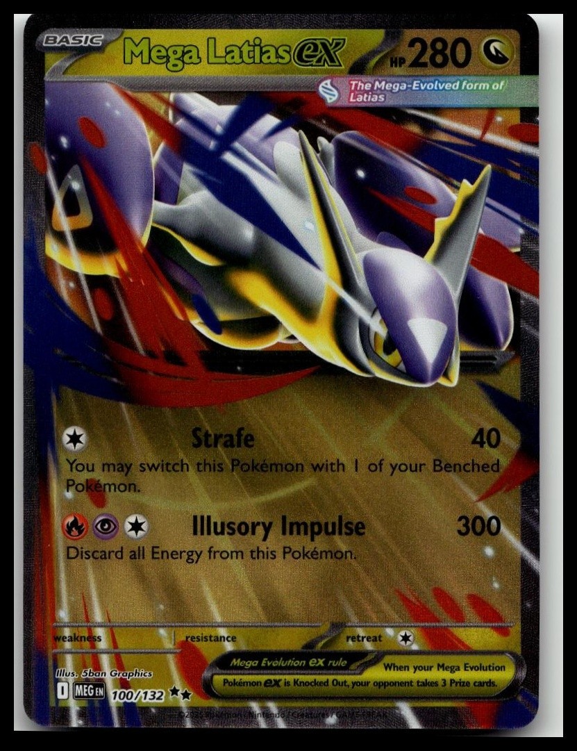 Mega Latias ex 100/132 Me01: Mega Evolution Holo