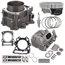 NICHE Cylinder Head Wiseco Piston Gasket Kit for Yamaha Grizzly Rhino 660