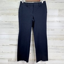 Talbots Women's Navy Blue Barely Boot Dress Pants Size 8P Stretch