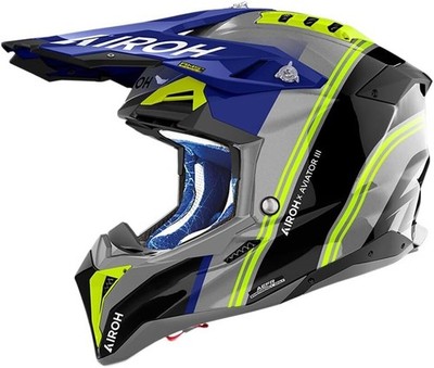 AIROH Aviator 3 Hima, Cross Motorradhelm, Größe S (Max 30°) HPC Carbon, ECE