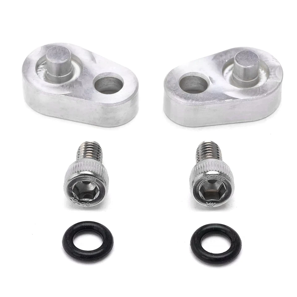 1Set Rear Coolant Crossover Block Off Plug Steam Port Head Tube For GM LS - Image 2 of 4