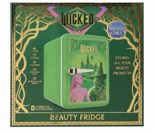 Wicked Beauty Fridge Elphaba/glinda Green/gold 4L Portable Mini Fridge Make Up