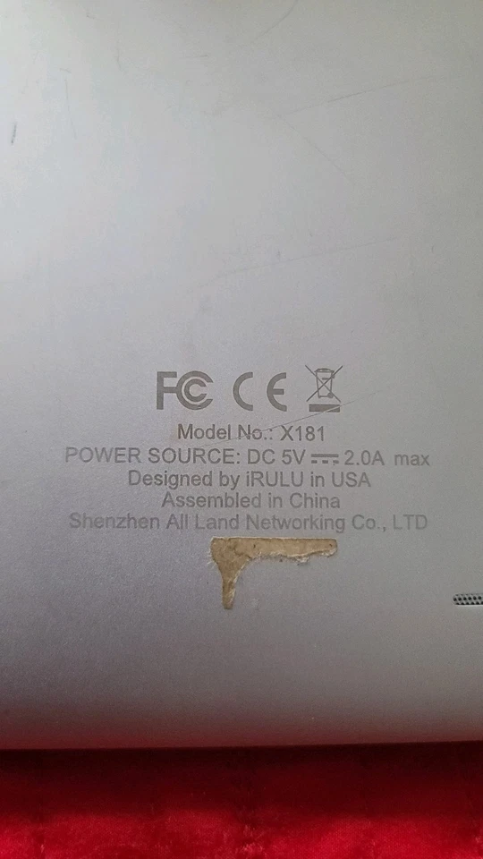 iRulu eXpro X1s Tablet Screen Cracked For Sares Or Repairs - Image 3 of 4