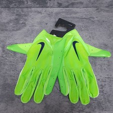 NIKE Vapor Jet 7.0 Receiver Football Gloves Mens XL Neon Green Grinch DX4522-301
