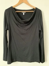 Ibex Cowl Neck Merino Shirt M Wool Base Layer Lux Natural Fibers Outdoor Wear