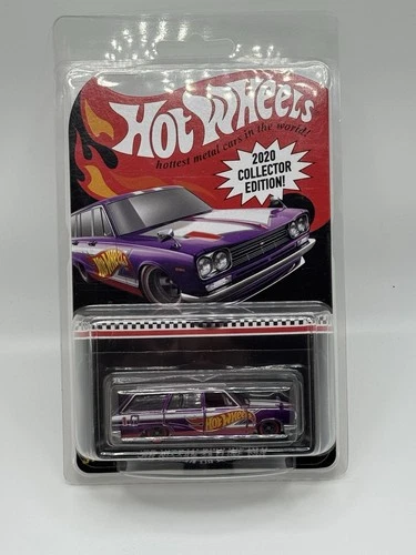 Hot Wheels 2020 Red Line Club ‘69 Nissan Skyline Van Purple Protective Clamshell