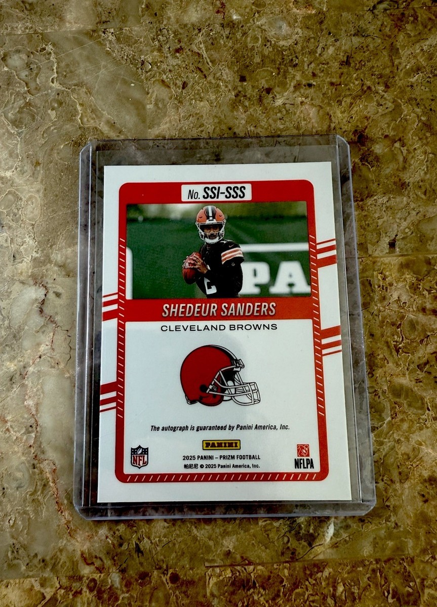 2025 Panini Prizm Shedeur Sanders Rookie Auto Significant