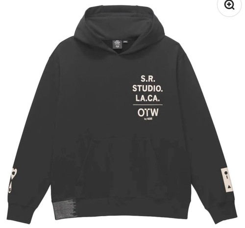 Sterling Ruby X Vans OTW Hoodie Black Men's Size Small