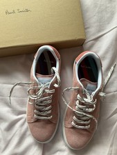 Image of Ladies Paul Smith Pink Trainers Size 6 NWT Boxed