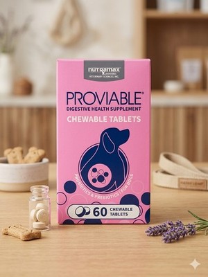 Proviable DC Digestive Supplement for Dogs 60 Chewable Tabs EXP 05/2027
