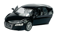 Welly Audi R8 V10 Schwarz 1:34 Die Cast Metal Neu Im Kasten