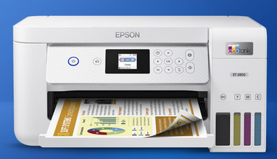 Epson EcoTank ET-2850 Wireless Color All-in-One Inkjet Printer (1604 Pages)