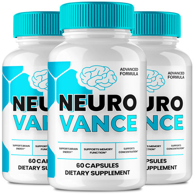 (3 Pack) Neurovance Capsules, Neuro Vance Brain Function and Memory Support