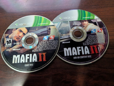 Mafia II 2 (Microsoft Xbox 360) NO TRACKING - 2 DISCS ONLY 6644