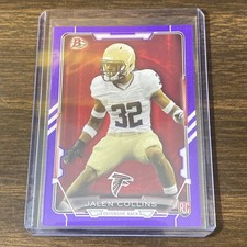 2015 Bowman - Rookies Jalen Collins #74 Purple (RC) Atlanta Falcons