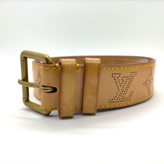 Louis Vuitton Belt Light Brown Leather 5657556