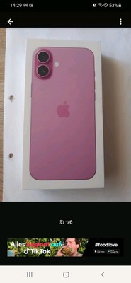 Apple iPhone 16 Plus 128 GB Pink MXVW3ZD/A NEU + VERSIEGELT