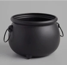 Halloween Ceramic Cauldron-Serving Bowl-Wine Chiller-Soup Stew-Food Safe