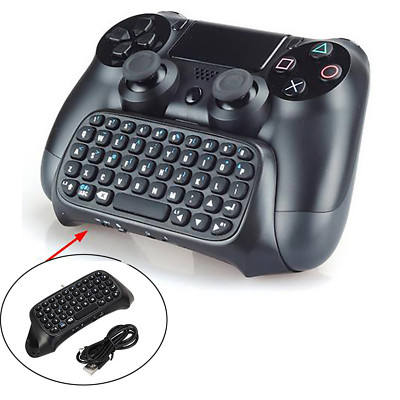 Für P4 Controller Bluetooth Wireless Keyboard Externe Tastatur Chat-Funktion