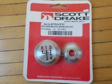New Scott Drake 4 Speed Billet Knob fits 1963-65 Ford Falcon B-7213-CFTC
