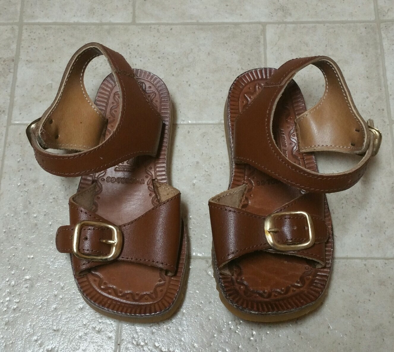 Toddler Sandals ~ Size 5 ~ Thom McAn ~ 99-70931-A ~ Brown 