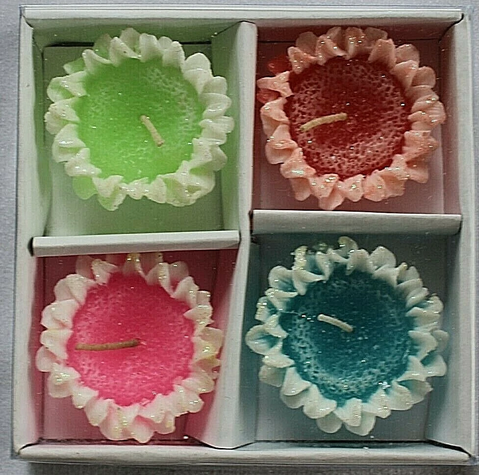 Flower shaped 2024 tea light candles